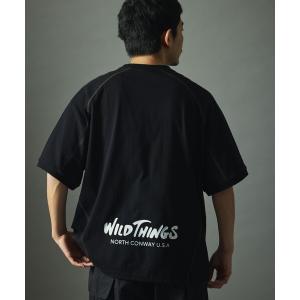 tシャツ Tシャツ メンズ 限定展開 WILD THINGS×FREAK'S STORE/ワイルドシングス 別注 ビッグシルエット ラグランスリーブ｜ZOZOTOWN Yahoo!店