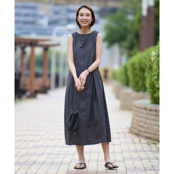 ワンピース 「接触冷感/UVケア/撥水」Light Move コクーンワンピース