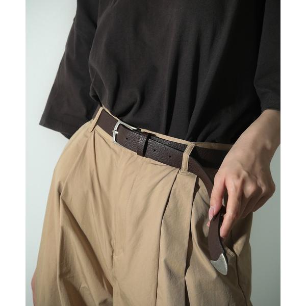 ベルト 合皮 ベルト 28mm ヴィンテージ風 スクエア バックル レディース