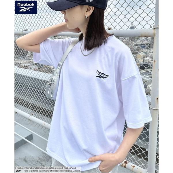 tシャツ Tシャツ レディース 「WEB限定 別注」Reebok(リーボック)/ワンポイントロゴ刺繍...