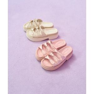 CHARLES ＆ KEITH（チャールズ&キース） 厚底 サンダル メタリック
