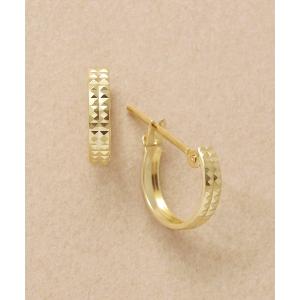 Jewel closet by L&Co. ピアス K10 2連風 フープピアス レディース