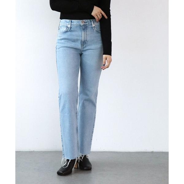 ワイドパンツ ジーンズ デニム デニムパンツ ハイライズフレアパンツ THE JUDY「upper ...