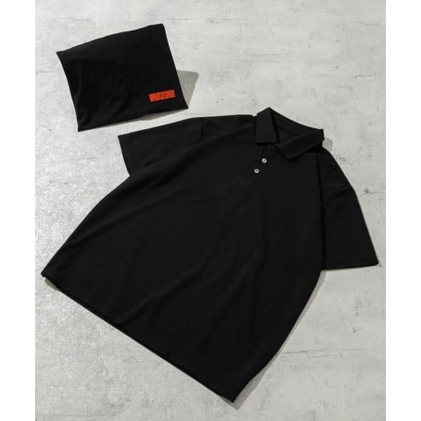 「URBAN RESEARCH ROSSO MEN」 半袖ポロシャツ LARGE ブラック メンズ