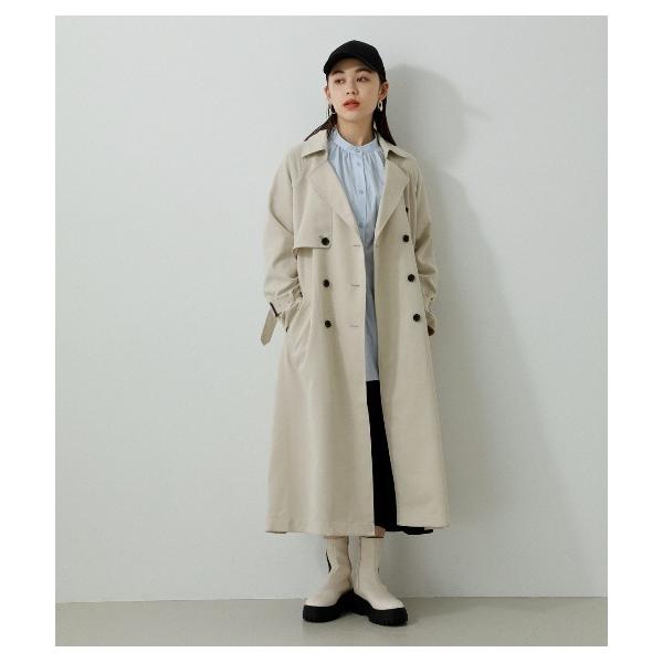 「AZUL BY MOUSSY」 トレンチコート SMALL ベージュ レディース