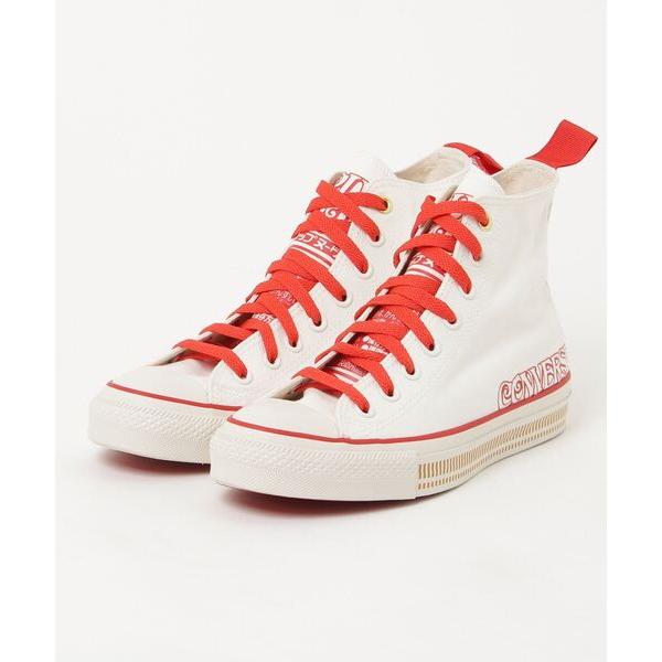 「CONVERSE」 レザーシューズ 26.0cm レッド メンズ