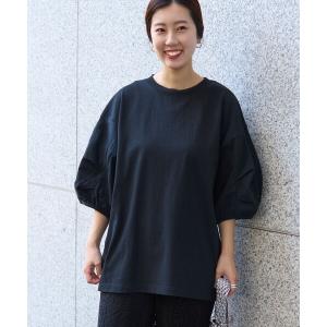 tシャツ USAコットンボリュームスリーブカットソー レディース