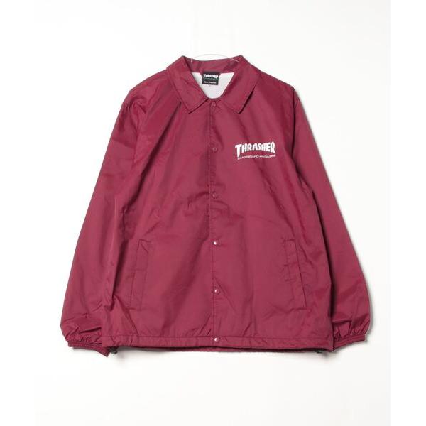 「THRASHER」 コーチジャケット M ブラウン メンズ