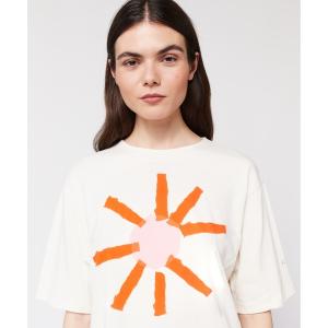 tシャツ Tシャツ レディース Sun boxy T-shirt