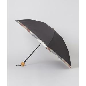 傘 レディース パーシャルクレストブリッジチェック折り畳み傘｜zozo