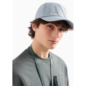 帽子 キャップ メンズ 「A|X アルマーニ エクスチェンジ」「ZOZO限定」AXロゴ　パネルキャップ