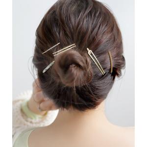 ヘアアクセサリー レディース 「ZOZOTOWN限定」マルチデザインヘアピン「B」「6本セット」｜zozo