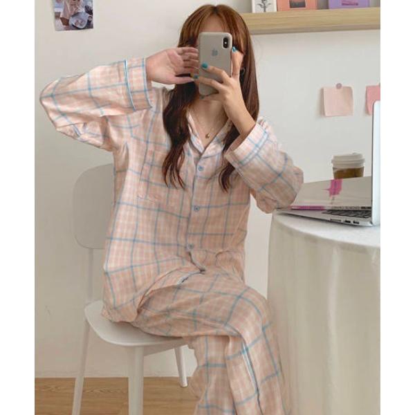 パジャマ ルームウェア RETRO MULTI DESIGN ROOM WEAR レディース