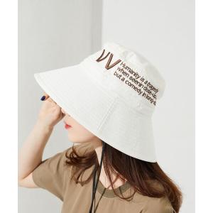 帽子 ハット レディース 限定展開　VAUDEVILLE/ボードビル　VV ロゴ バケットハット｜ZOZOTOWN Yahoo!店