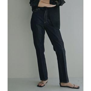 パンツ デニム ジーンズ レディース YANUK×ETRE TOKYO Center Crease Straight Denim｜ZOZOTOWN Yahoo!店