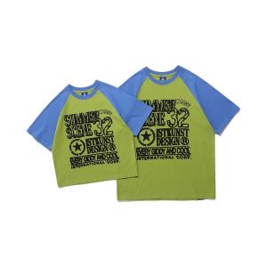 メンズ tシャツ Tシャツ A'GEM/9 × .kom 「ISTKUNST/イストクンスト」 PRINT RAGLAN TEE/ プリント ラグラン｜zozo