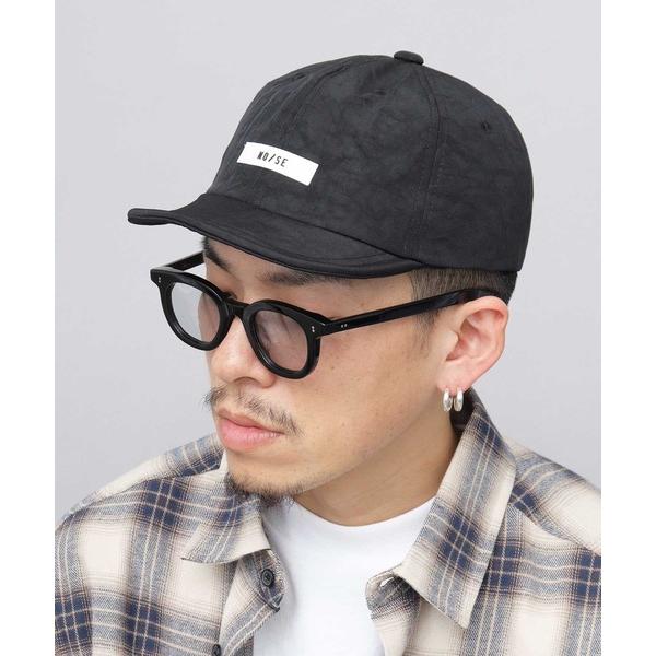 キャップ 帽子 ムラ染風 撥水ナイロン ラバーネーム アンパイアキャップ メンズ レディース