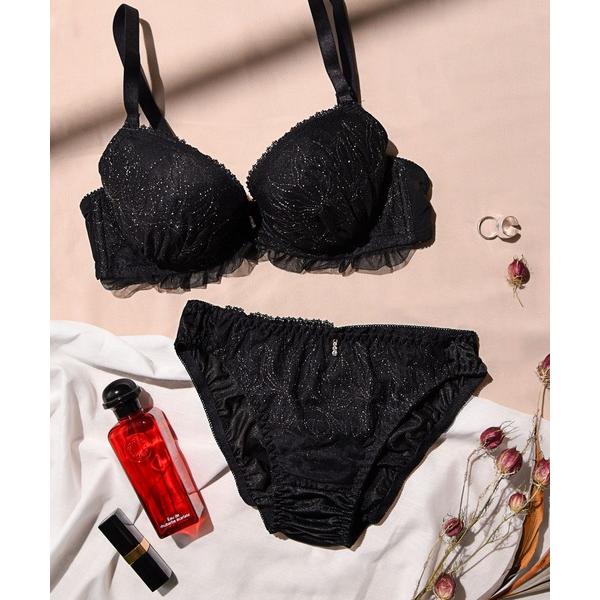 ブラジャー ショーツセット 3-5A1，3，4「らくちんホールド 谷間寄せブラ」ブラ＆ショーツ エレ...