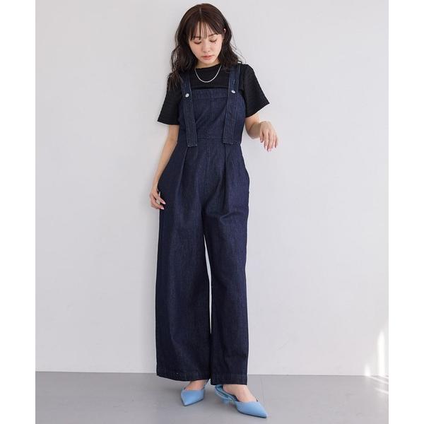 オールインワン デニムオールインワン レディース