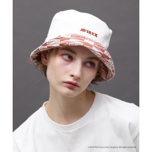 帽子 ハット レディース AVIREX / Coca-Cola 80'S REVERSIBLE BUCKET HAT｜ZOZOTOWN Yahoo!店