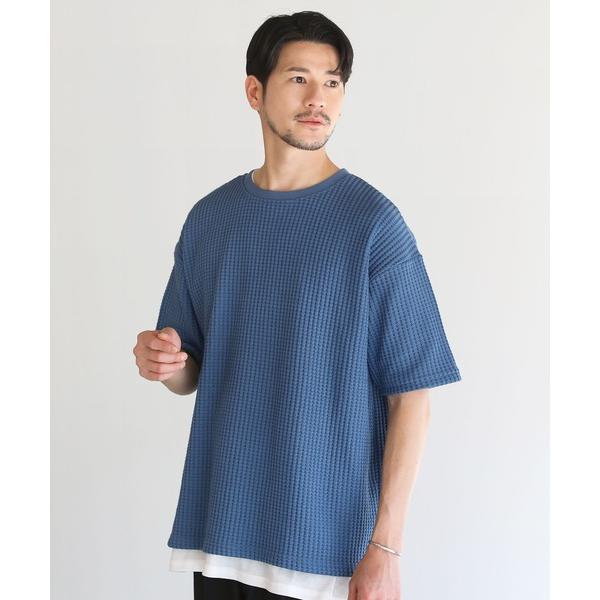 tシャツ Buyer&apos;s Select / ポリコットン立体ビッグワッフル半袖Tシャツ メンズ