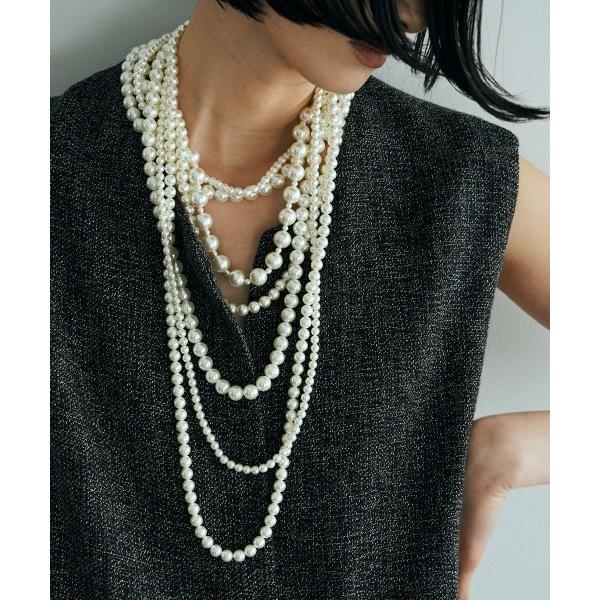 ネックレス レディース 7 PEARL NECKLACE　取り外し可能(6連+1連)