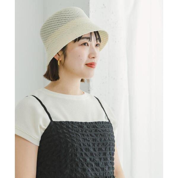 帽子 ハット ガラアミバケットハット レディース