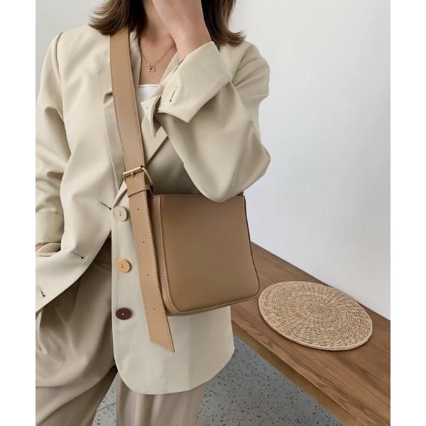ショルダーバッグ バッグ 「ユニセックス」シンプルスクエアショルダーBAG/バック レディース メン...