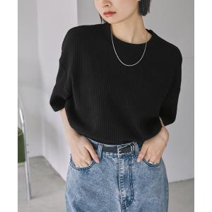 tシャツ 半袖 リラックスルーズベーシックワッフルカットソー レディース メンズ