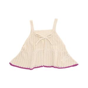 ベスト サマーニットビスチェ キッズ 子供服 女の子の商品画像