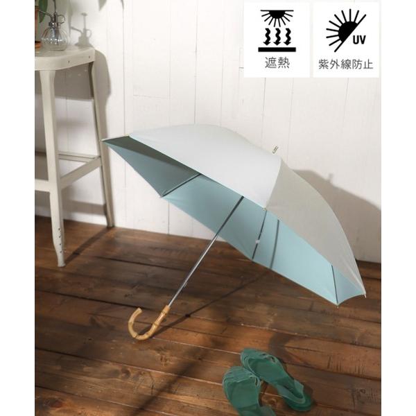 傘 「毎日使える」インサイドカラー晴雨兼用傘50cm レディース
