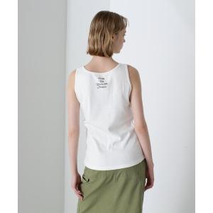 【新品】ameri vintageロゴ タンクトップ　黒　ロゴテープ Ameri（アメリ）の「LOGO TAPE TANK TOP（タンクトップ）」 - WEAR
