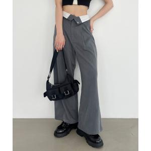 パンツ スラックス レディース 2WAYウエストスラックスパンツ　118691｜ZOZOTOWN Yahoo!店