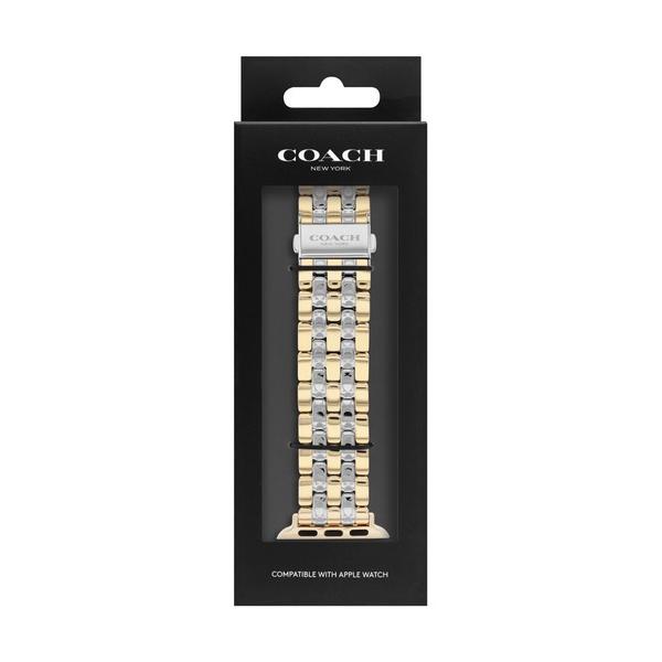 レディース 「COACH/コーチ」38mm＆40mm＆41mm アップルウォッチ用 シグネチャー C...