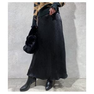 スカート 「DESERT ROSE/デザートローズ」メタリックストレートスカート