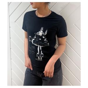 tシャツ Tシャツ レディース 「DESERT ROSE/デザートローズ」WOMENプリント装飾Tシャツ