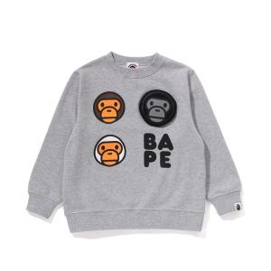 スウェット キッズ BABYILO PATCH CREWNECKの商品画像