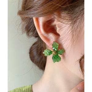 ピアス レディース アレルギー対応クリスタルの花ピアス｜ZOZOTOWN Yahoo!店