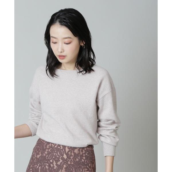 「NATURAL BEAUTY BASIC」 長袖ニット MEDIUM オフホワイト レディース