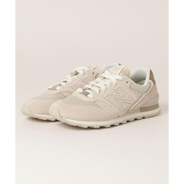 「New Balance」 ローカットスニーカー 24.0cm ライトグレー レディース