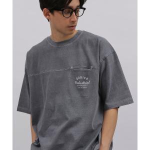 tシャツ Tシャツ メンズ ピグメントプリントポケT / 108749｜zozo