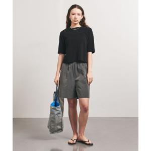 CHANEL - CHANEL / シャネル | カシミヤ ラメミックス ココマークボタン バイカラー 半袖ニット | 38 | グレー | レディース CHANEL / シャネル | カシミヤ ラメミックス ココマークボタン
