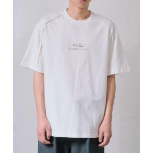 tシャツ Tシャツ メンズ ワンポイントメタリックロゴ Tシャツ｜zozo