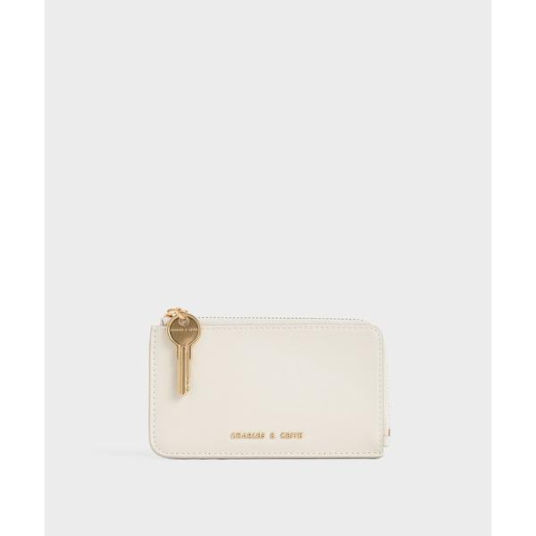 「CHARLES &amp; KEITH」 財布 XX-SMALL クリーム レディース