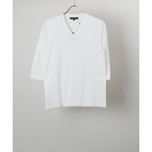 「garsonwave」 7分袖Tシャツ S ホワイト メンズ