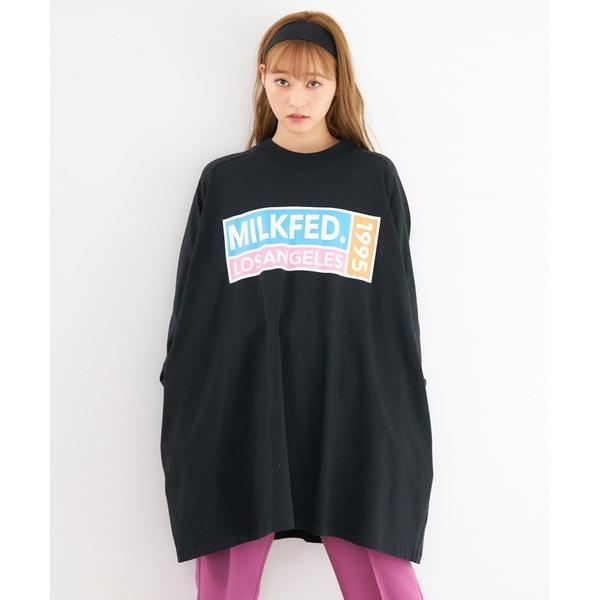 「MILKFED.」 長袖ワンピース ONE SIZE ブラック レディース