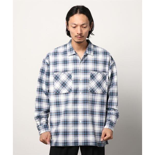 「BEAMS」 長袖シャツ X-LARGE オフホワイト メンズ