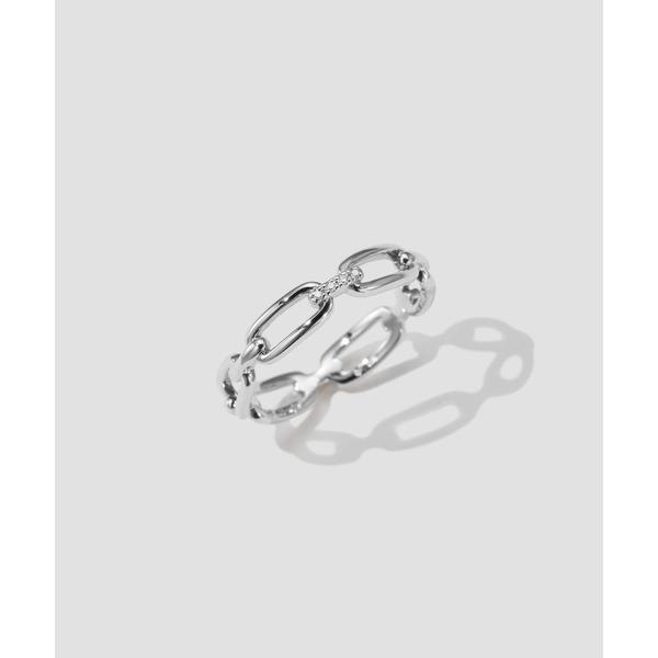 レディース 指輪 「Briller」ダイヤモンドチェーンモチーフリング