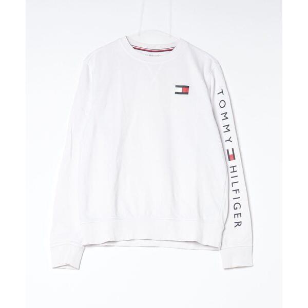 「TOMMY HILFIGER」 長袖Tシャツ LARGE ホワイト系その他 メンズ