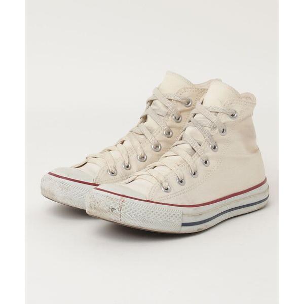 「CONVERSE」 ハイカットスニーカー 24cm ベージュ レディース